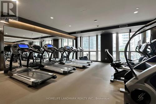 3003 - 70 Temperance Street, Toronto, ON - Indoor Photo Showing Gym Room