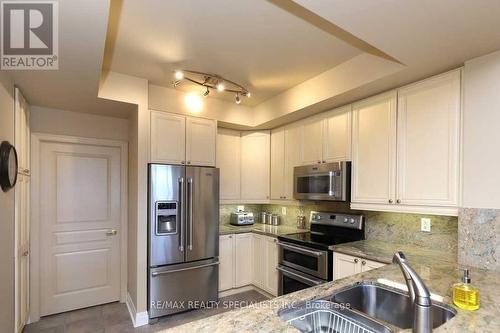 508 - 80 Port Street E, Mississauga, ON - Indoor Photo Showing Kitchen With Double Sink