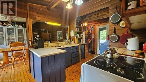 33 Whiskey Harbour Road, Northern Bruce Peninsula, ON - Indoor Photo Showing Kitchen With Double Sink