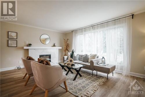 1797 Gage Crescent, Ottawa, ON - Indoor Photo Showing Living Room With Fireplace