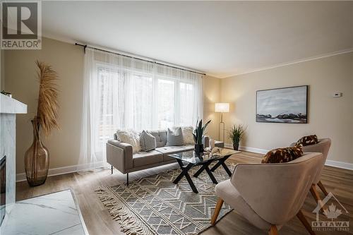 1797 Gage Crescent, Ottawa, ON - Indoor Photo Showing Living Room With Fireplace