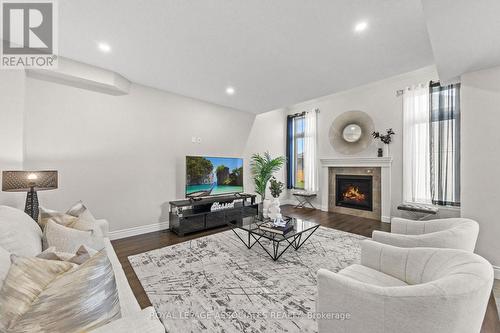 17 Tindall Crescent, East Luther Grand Valley, ON - Indoor Photo Showing Living Room With Fireplace