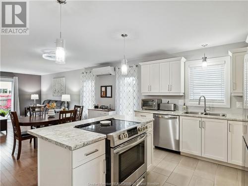 16 Aime St, Dieppe, NB - Indoor Photo Showing Kitchen With Stainless Steel Kitchen With Double Sink With Upgraded Kitchen