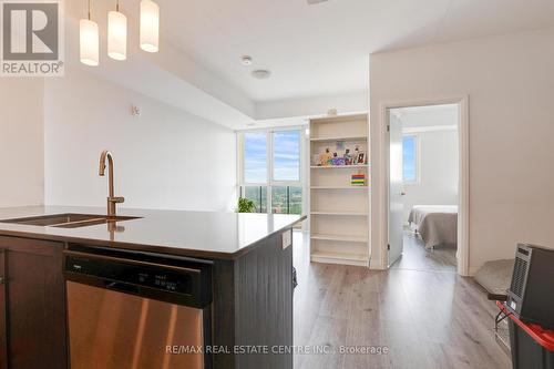 2306 - 108 Garment Street, Kitchener, ON - Indoor Photo Showing Kitchen With Double Sink