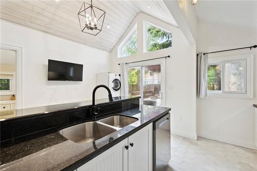 16 Lochearne Street, Hamilton, ON - Indoor Photo Showing Kitchen With Double Sink