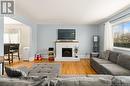 59 Anne Street, Moncton, NB  - Indoor Photo Showing Living Room With Fireplace 