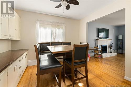 59 Anne Street, Moncton, NB - Indoor Photo Showing Dining Room With Fireplace