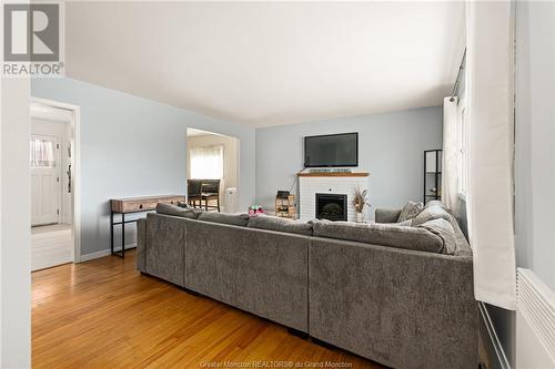 59 Anne St, Moncton, NB - Indoor Photo Showing Living Room With Fireplace