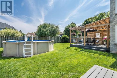 860 Lochness Crescent, Oshawa, ON - Outdoor With Above Ground Pool With Deck Patio Veranda With Backyard
