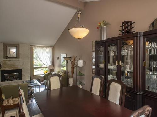 1820 Riverdale Road, Thunder Bay, ON - Indoor Photo Showing Dining Room With Fireplace