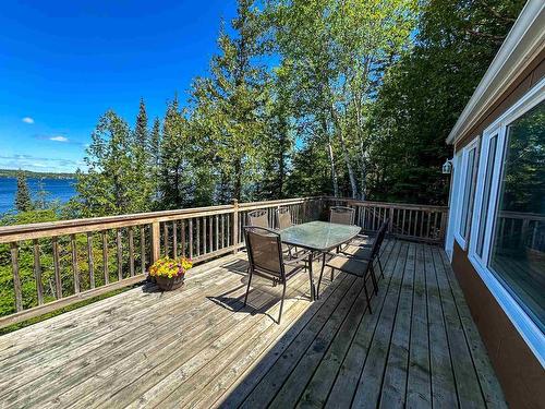 Lot 1 Zig Zag Island, Kenora, ON - Outdoor With Body Of Water With Deck Patio Veranda With Exterior