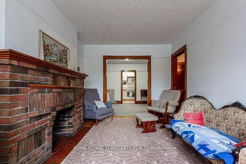 54 Mcnairn Ave, Toronto, ON - Indoor With Fireplace