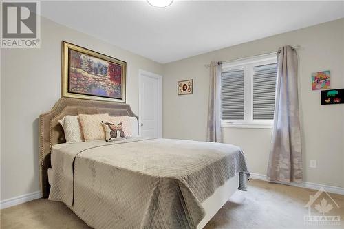 4th Bedroom with Jack & Jill bathroom - 915 Guinness Crescent, Ottawa, ON - Indoor Photo Showing Bedroom