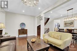 Living room view towards dining room - 