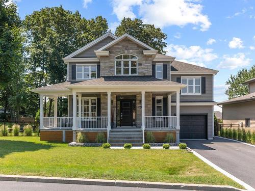 Frontage - 671 Rue De L'Heure-Mauve, Mont-Saint-Hilaire, QC - Outdoor With Deck Patio Veranda With Facade