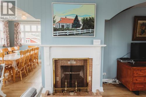 38 Beach Road, Eastport, NL - Indoor With Fireplace