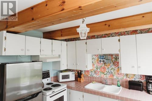 38 Beach Road, Eastport, NL - Indoor Photo Showing Kitchen With Double Sink