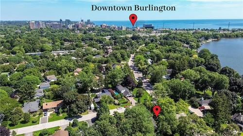 Bike or walk to downtown Burlington - 675 North Shore Boulevard E, Burlington, ON - Outdoor With Body Of Water With View