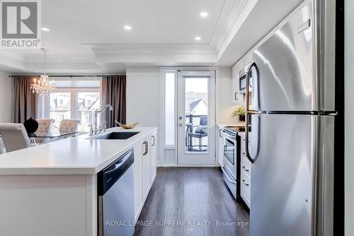 138 - 80 Parrotta Drive, Toronto, ON - Indoor Photo Showing Kitchen With Stainless Steel Kitchen With Upgraded Kitchen