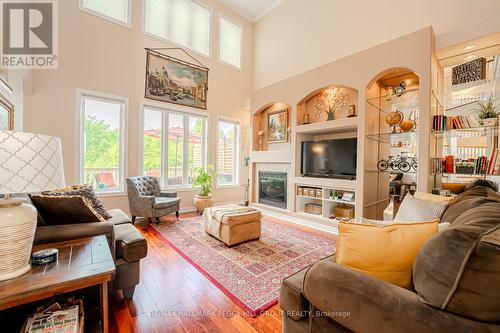 30 Birkhall Place, Barrie, ON - Indoor Photo Showing Living Room With Fireplace