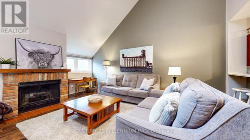 214 Escarpment Crescent, Collingwood, ON - Indoor Photo Showing Living Room With Fireplace