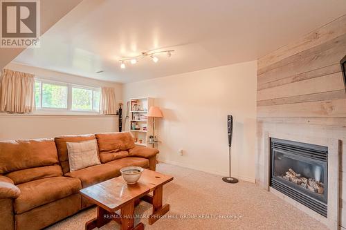 51 Rosemary Road, Orillia, ON - Indoor Photo Showing Living Room With Fireplace