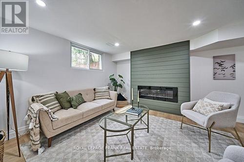 850 Central Park Boulevard N, Oshawa, ON - Indoor Photo Showing Living Room With Fireplace