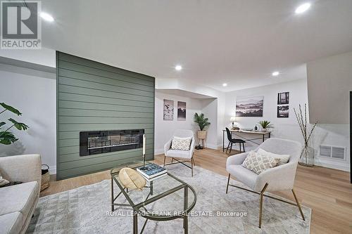 850 Central Park Boulevard N, Oshawa, ON - Indoor Photo Showing Living Room With Fireplace