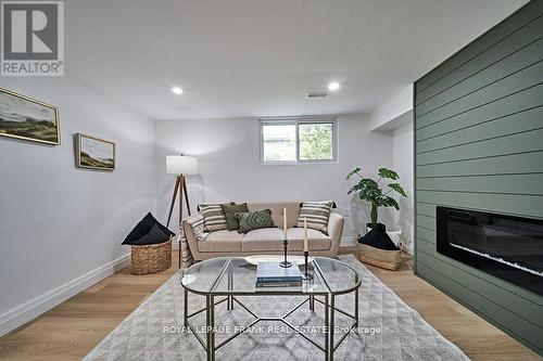 850 Central Park Boulevard N, Oshawa, ON - Indoor Photo Showing Living Room With Fireplace