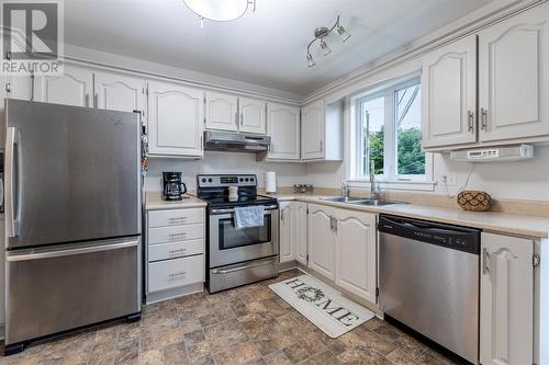8 Edwards Place, Mount Pearl, NL - Indoor Photo Showing Kitchen With Double Sink