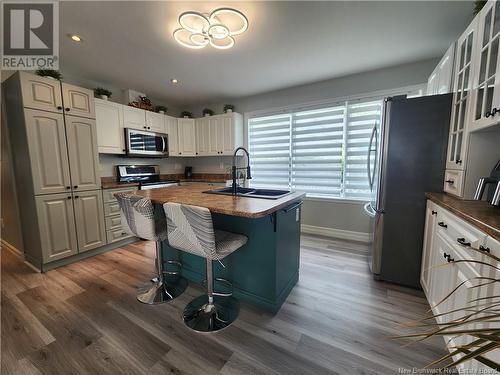 253 Sheriff Street, Grand-Sault/Grand Falls, NB - Indoor Photo Showing Kitchen With Double Sink