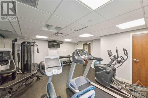 Fitness room - 316 Bruyere Street Unit#103, Ottawa, ON - Indoor Photo Showing Gym Room