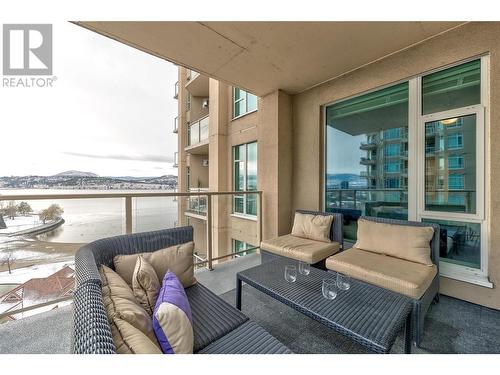 1128 Sunset Drive Unit# 1202, Kelowna, BC - Outdoor With Deck Patio Veranda With Exterior