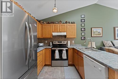 11 Jan'S, Kingsville, ON - Indoor Photo Showing Kitchen With Double Sink