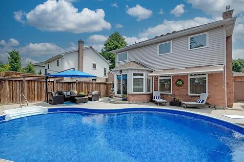 2099 Gordie Tapp Crescent, Burlington, ON - Outdoor With In Ground Pool