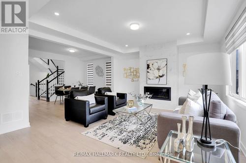 507 Filly Terrace, Ottawa, ON - Indoor Photo Showing Living Room With Fireplace