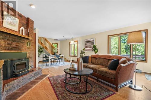 74 Indian Road, Sudbury, ON - Indoor Photo Showing Living Room With Fireplace