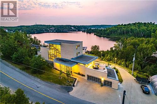 2410 South Bay Road, Sudbury, ON - Outdoor With Body Of Water With View