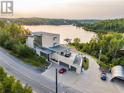 2410 South Bay Road, Sudbury, ON - Outdoor With Body Of Water With View