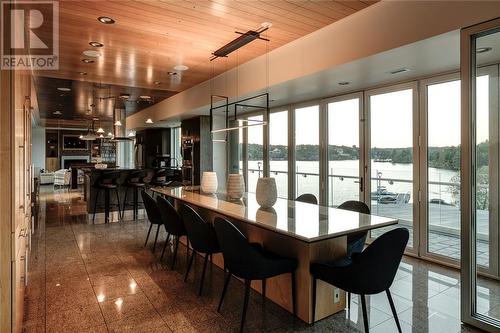 2410 South Bay Road, Sudbury, ON - Indoor Photo Showing Dining Room