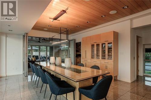 2410 South Bay Road, Sudbury, ON - Indoor Photo Showing Dining Room