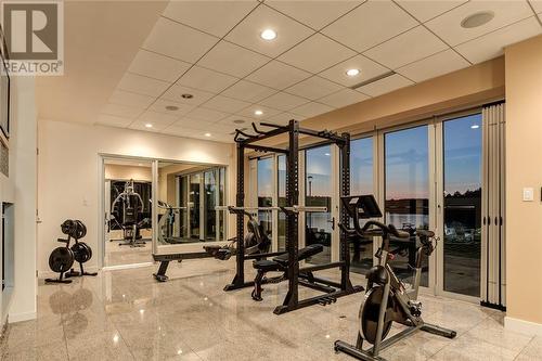 2410 South Bay Road, Sudbury, ON - Indoor Photo Showing Gym Room