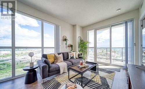 1104 - 50 Thomas Riley Road, Toronto, ON - Indoor Photo Showing Living Room