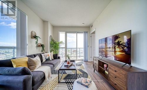 1104 - 50 Thomas Riley Road, Toronto, ON - Indoor Photo Showing Living Room