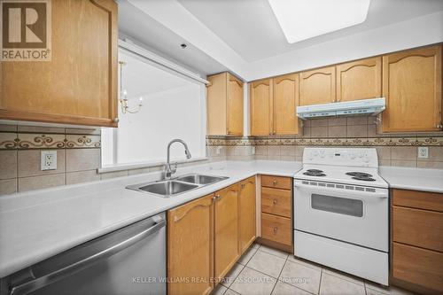 1215 - 100 Burloak Drive, Burlington, ON - Indoor Photo Showing Kitchen With Double Sink