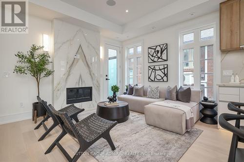 1204 Avenue Road, Toronto, ON - Indoor Photo Showing Living Room With Fireplace