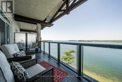 611 - 90 Orchard Point Road, Orillia, ON - Outdoor With Body Of Water With Balcony With Exterior