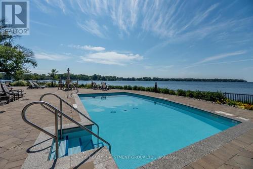 611 - 90 Orchard Point Road, Orillia, ON - Outdoor With In Ground Pool With View