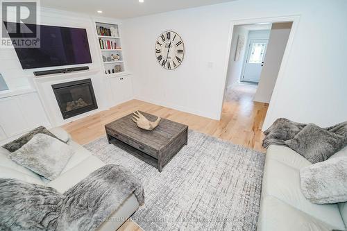 37 Marshall Street, Barrie, ON - Indoor Photo Showing Living Room With Fireplace