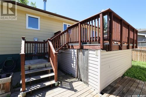 26 Hawkes Avenue, Regina, SK - Outdoor With Deck Patio Veranda With Exterior